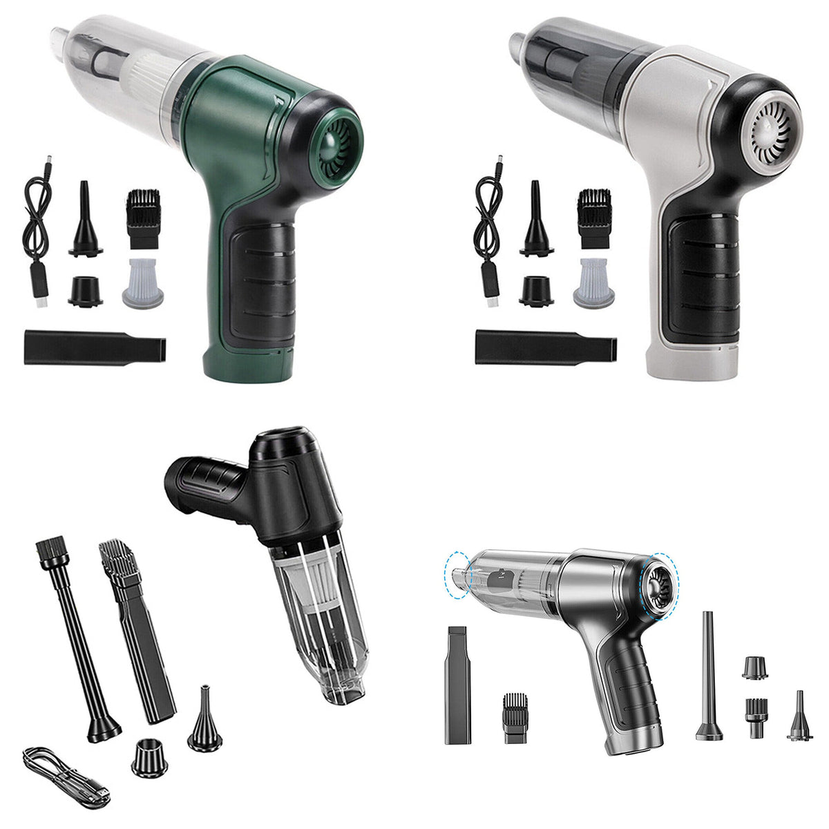 Cordless Handheld Vacuum Cleaner - Mini Air Duster for Home and Car