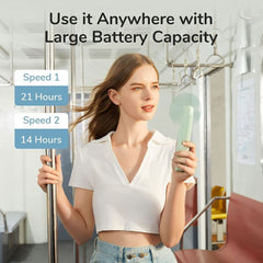 3-in-1 Handheld Pocket Fan - USB-C Rechargeable Mini Battery Operated