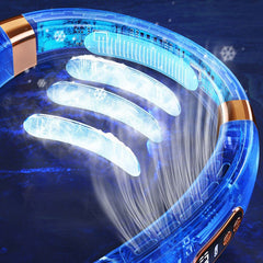 LED Hanging Neck Fan - Portable Cooling Air Conditioner for Outdoor