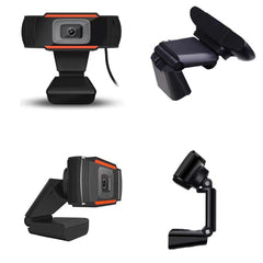 HD Webcam with Built-in Mic and 1080P Wide Angle for Video