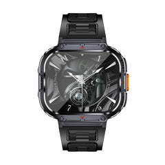 2.0-Inch Smart Fitness Watch with Flashlight and Health Tracker