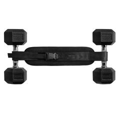 Hip Thrust Booty Belt with Dumbbell Pad Slip-Resistant Design