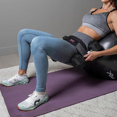 Hip Thrust Booty Belt with Dumbbell Pad Slip-Resistant Design
