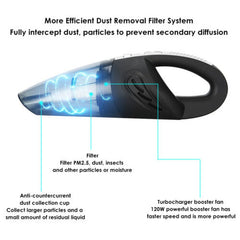 Rechargeable Handheld Car Vacuum - Wireless Wet Dry Cleaner for Home