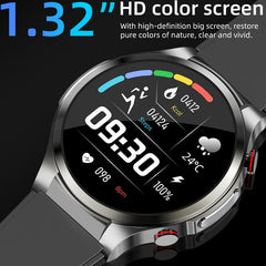 INF Smartwatch ECG Pulse Blood Oxygen Sleep Monitor Dark Gray