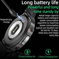 INF Smartwatch ECG Pulse Blood Oxygen Sleep Monitor Dark Gray
