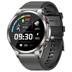 INF Smartwatch ECG Pulse Blood Oxygen Sleep Monitor Dark Gray