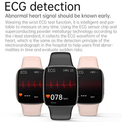 INF Smartwatch with blood pressure, heart rate Pink