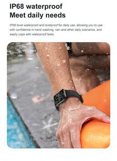 IP68 Waterproof Smart Watch Fitness Tracker