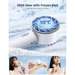 Lamicall Frozen Pad Handheld Fan - Cooling Plate Mini Air Conditioner 3-Speed