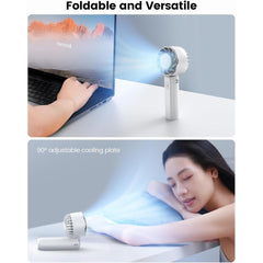 Lamicall Frozen Pad Handheld Fan - Cooling Plate Mini Air Conditioner 3-Speed