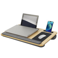Lap Desk Laptop Stand with Tablet and Phone Holder for Bed