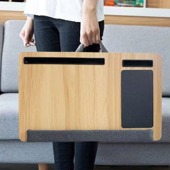 Lap Desk Laptop Stand with Tablet and Phone Holder for Bed