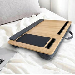 Lap Desk Laptop Stand with Tablet and Phone Holder for Bed
