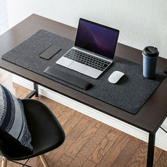 Large Felt Desk Mat Non-Slip Keyboard and Mouse Desk Pad