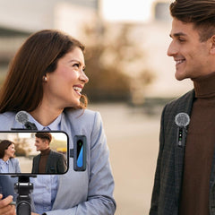 Wireless Mini Lavalier Microphone - For Android Apple Phone Tablet PC