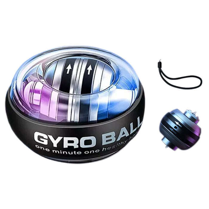 LED Auto-Start Gyro Ball Wrist Strengthener Forearm Exerciser