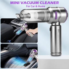 Portable Cordless Handheld Vac - Rechargeable Car Cleaning Tool