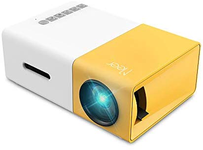 Mini Projector - Portable Full Color LED LCD for Kids TV Movies Games