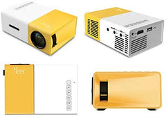 Mini Projector - Portable Full Color LED LCD for Kids TV Movies Games