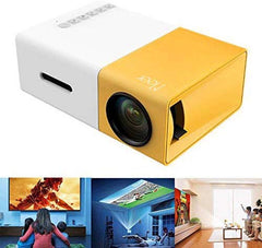 Mini Projector - Portable Full Color LED LCD for Kids TV Movies Games