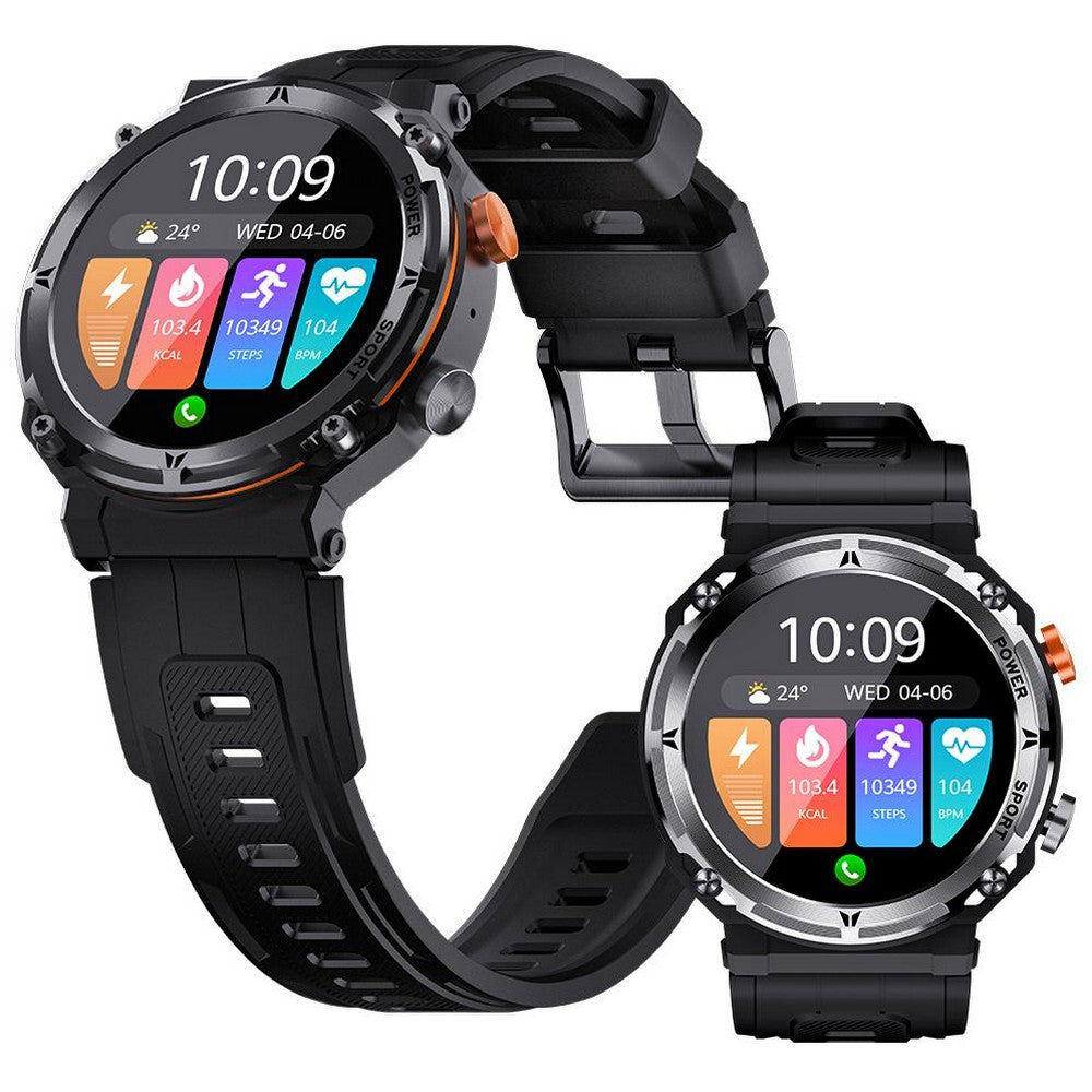 Military Smart Watch 1.39-Inch with Health and Sports Tracker