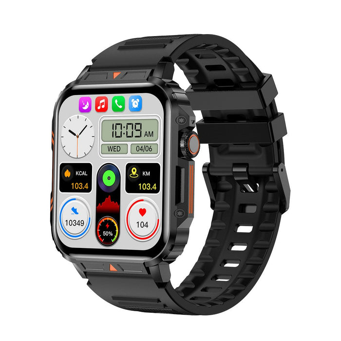 Military Smart Watch 1.95-Inch with Sleep and Fitness Tracker