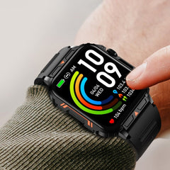 Military Smart Watch 1.95-Inch with Sleep and Fitness Tracker