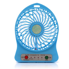 Mini USB Rechargeable Handheld Fan with 3-Speed and 18650 Battery