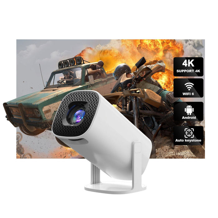 Projector Mini 4K 1080P - Smart Auto Correction 180¡ã Home Cinema