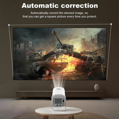Projector Mini 4K 1080P - Smart Auto Correction 180¡ã Home Cinema