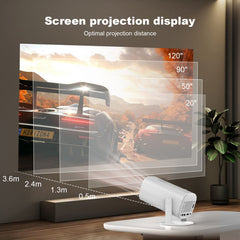 Projector Mini 4K 1080P - Smart Auto Correction 180¡ã Home Cinema