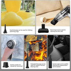 3-in-1 Cordless Car Vacuum Cleaner - With Compressed Air Duster Function