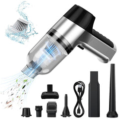 3-in-1 Cordless Car Vacuum Cleaner - With Compressed Air Duster Function