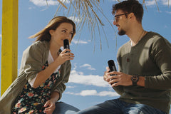 Black Mini Bluetooth Karaoke Machine - Adjustable Mic & Lights