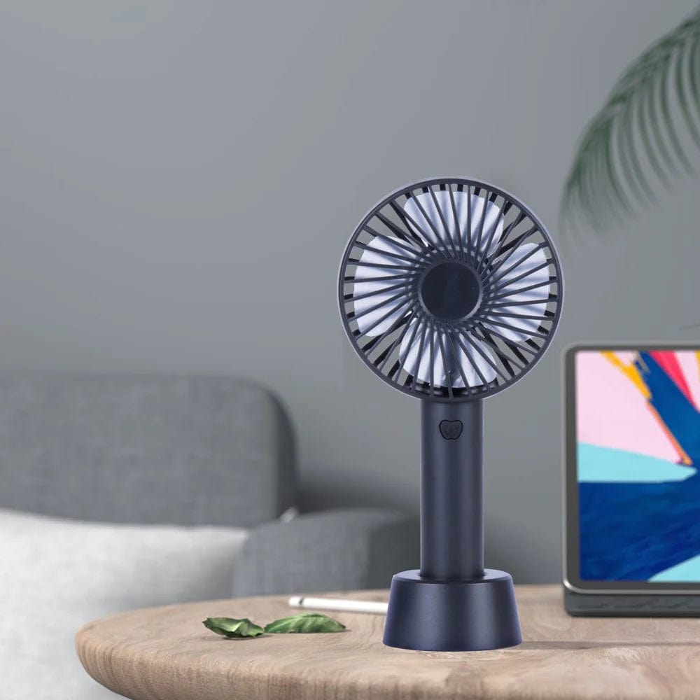 Mini USB Rechargeable Table Fan with Stand