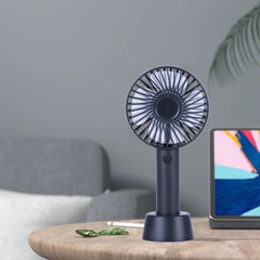 Mini USB Rechargeable Table Fan with Stand
