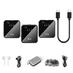 Mini Wireless Lavalier Microphone - Type-C Camera Live Stream Style 2