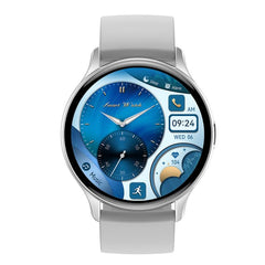 Multifunctional Smartwatch Waterproof Heart Rate Monitor Silver