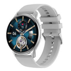 Multifunctional Smartwatch Waterproof Heart Rate Monitor Silver