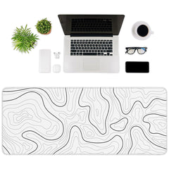 Gaming Mouse Pad with Anti-Slip Base for Keyboard and Mouse
