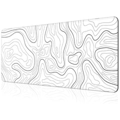 Gaming Mouse Pad with Anti-Slip Base for Keyboard and Mouse