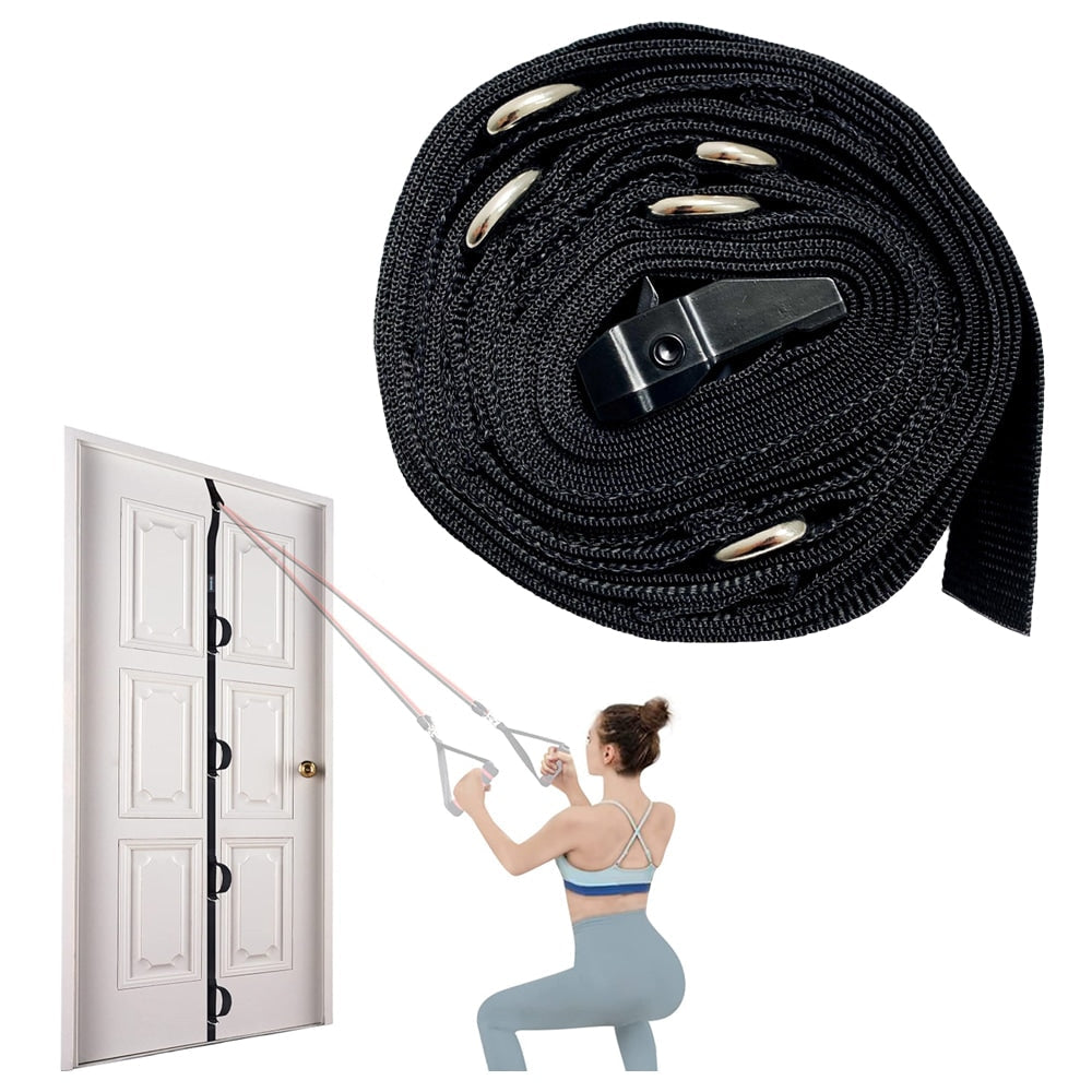 Multi-Point Door Anchor Strap for Resistance Band Exercises