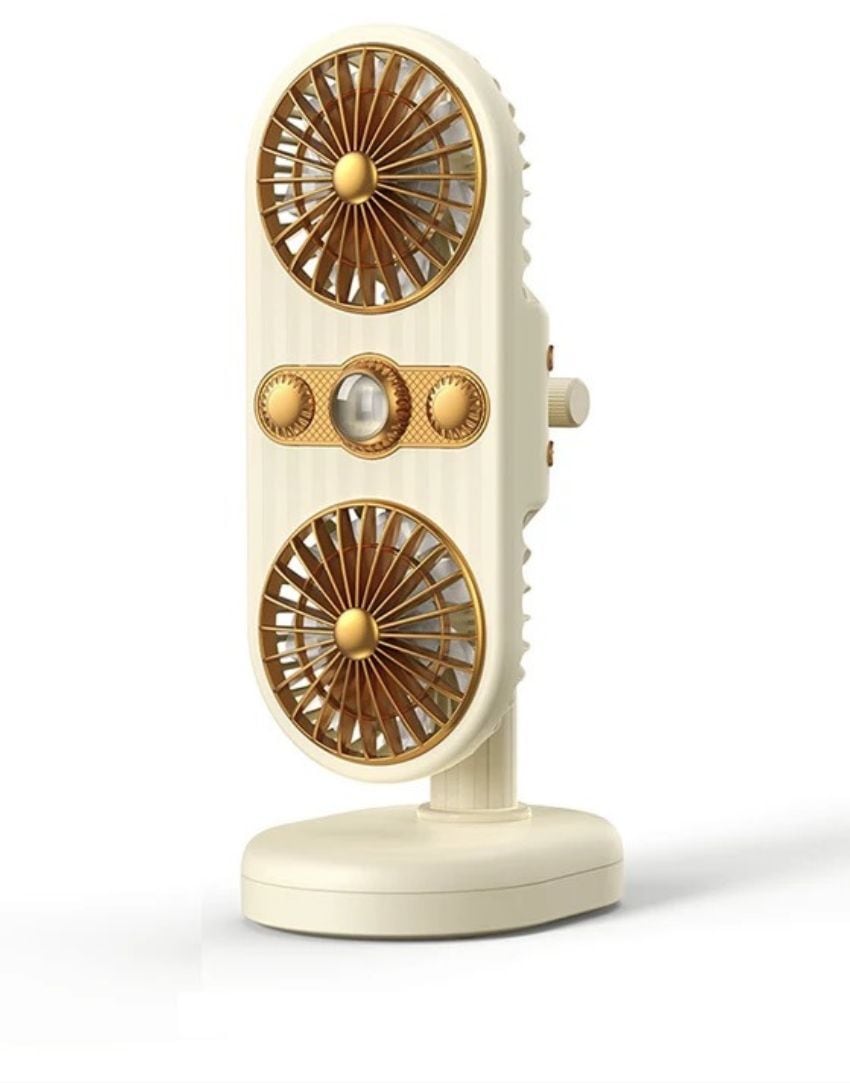 Multifunctional Dual USB Clip-On Desktop Summer Cooling Fan
