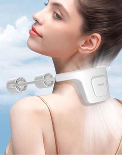 USB Rechargeable Neck and Back Cooling Fan for Summer
