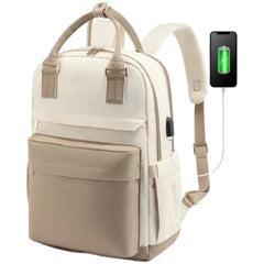 16 inch Oxford Laptop Backpack with USB Charging Port