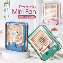 Ozoffer Mini USB Personal Desk Air Conditioner Fan - Portable Cooler