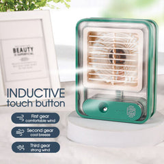 Ozoffer Mini USB Personal Desk Air Conditioner Fan - Portable Cooler