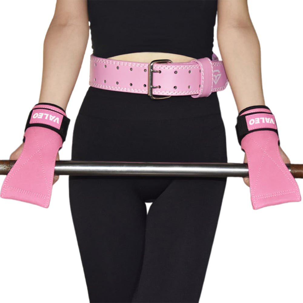 Padded Weight Lifting Wrist Straps with Hooks for Deadlifts