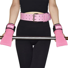 Padded Weight Lifting Wrist Straps with Hooks for Deadlifts